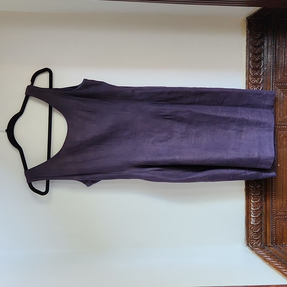 Linen Purple Dress Sz 8